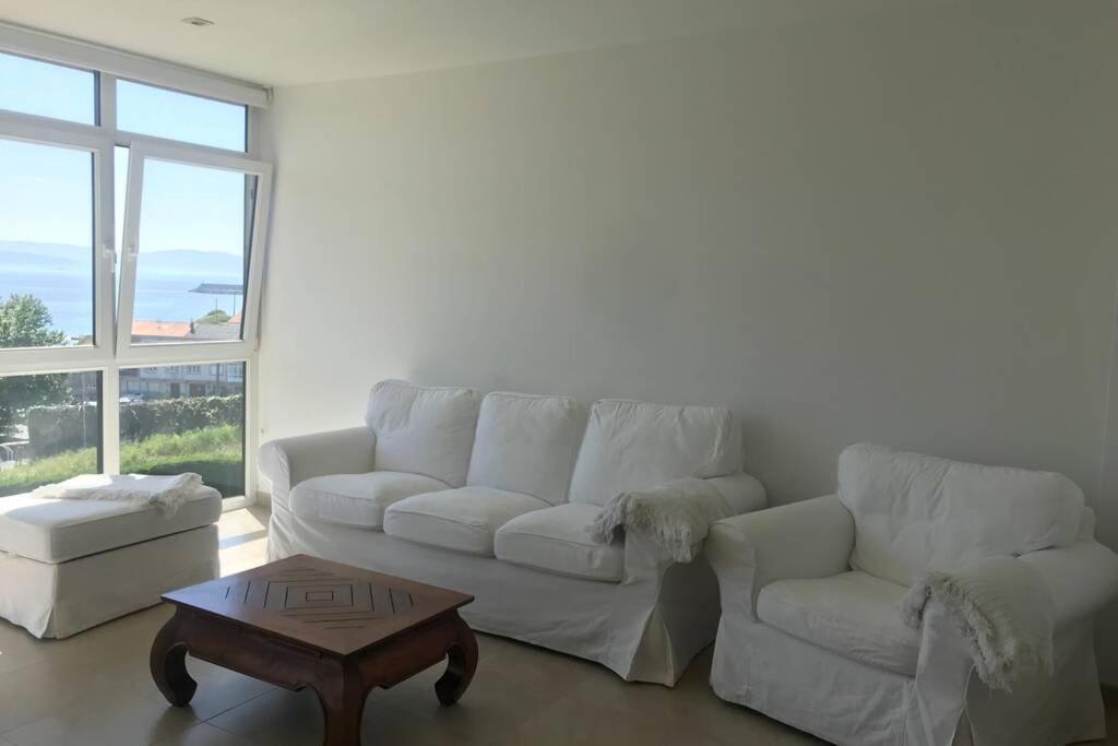 Apartamento primera línea de playa Finisterre Exterior foto